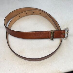 Vintage Pierre Cardin Brown Leather Belt